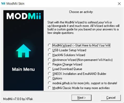 wii hermes updater|ModMii for Windows.